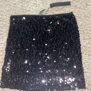 Sequence mini skirt